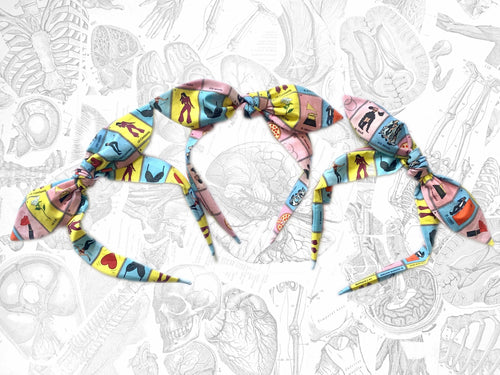 Selena Loteria headband, Top knot bowband, gift for her